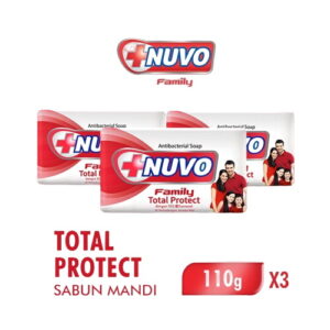 5525 Nuvo Sabun Kesehatan Family Merah 3x110g