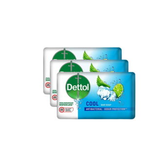 5572 Dettol Sabun Mandi Anti Bakteri Cool 3x100g