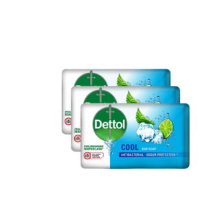 5589 Dettol Sabun Mandi Anti Bakteri Cool 3x65g