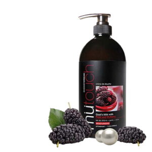 5689 Mutouch Shower Cream Goat S Milk Pearl Mulberry Btl 1000ml