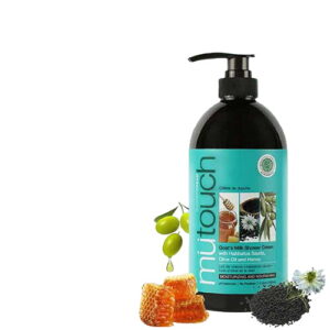 5693 Mutouch Shower Cream Goat S Milk W H S Olive Oil Honey 1000ml