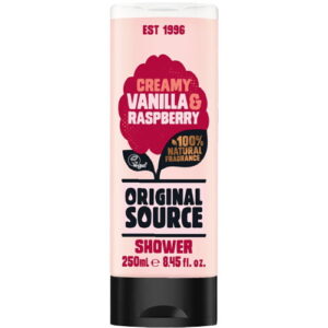 5699 Original Source Body Shower Vanilla Raspberry Tub 250ml