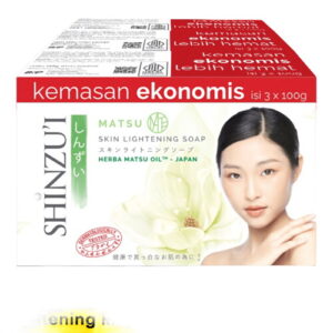 5718 Shinzu I Sabun Mandi Skin Lightening Matsu 3x100g