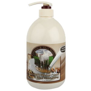 5733 Velvy Goat S Milk Shower Cream Moist Licorice Shea B Btl 1000ml