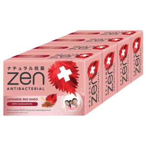 5746 Zen Anti Bacterial Body Soap Shiso Sandalwood 4x70g