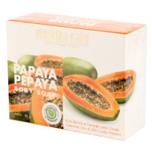 5783 Mustika Ratu Sabun Mandi Pepaya Bar 85g