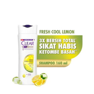 5867 Clear Shampoo Anti Dandruff Fresh Cool Lemon 160ml