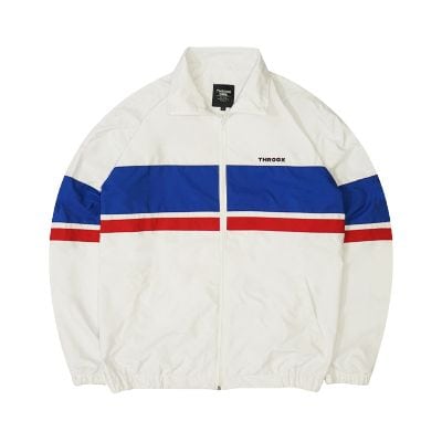 Desain Jaket Tracktop - Throox THRX Tracktop Declan White Blue Jaket Tracktop Original Terbaik & Harga - Throox THRX Tracktop Declan White Blue