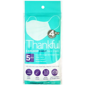 6284 Thankful Earloop Daily Face Mask 5 S