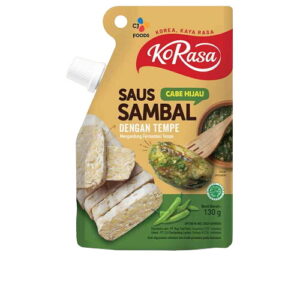 640 Ko Rasa Saus Sambal Fermentasi Tempe Cabe Hijau 130g