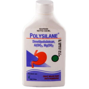 6558 Polysilane Suspensi Obat Maag Dan Kembung Btl 100ml