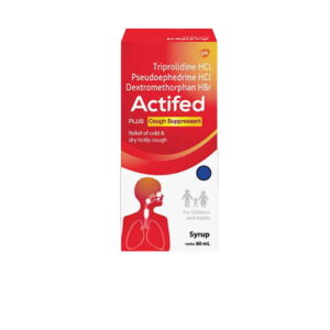 6575 Actifed Syrup Pilek Batuk Gatal Kering Btl 60ml