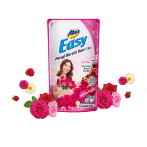 6632 Kao Attack Detergent Cair Easy Sparkling Bloom 750ml