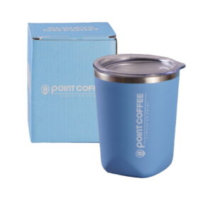 7166 Point Coffee Mug Tanpa Pegangan Biru