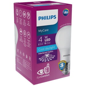 7309 Philips Lampu Led Cool Daylight E27 Pcs 4 Watt