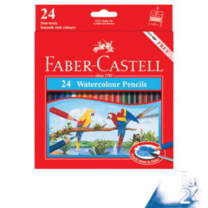 7425 Faber Castell Watercolour Pencils 24 S
