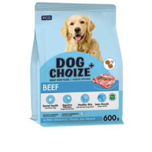 7498 Dog Choize Plus Adult Dog Food Beef 600g