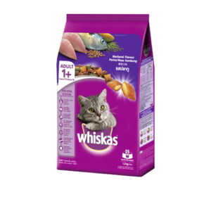 7547 Whiskas Cat Food Dry Pocket Adult 1 Mackerel 1 2kg