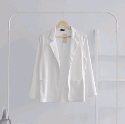 Blazer Wanita Korea Cantik & Modern - Isla Lora Blazer Basic Formal Casual Lengan Panjang