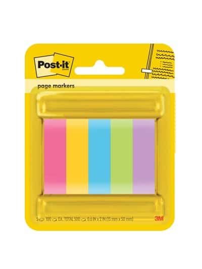 Post-It 3M 670-5ASST Floral Fantasy Pembatas Buku Lucu, Aesthetic & Unik - Post-It 3M 670-5ASST Floral Fantasy