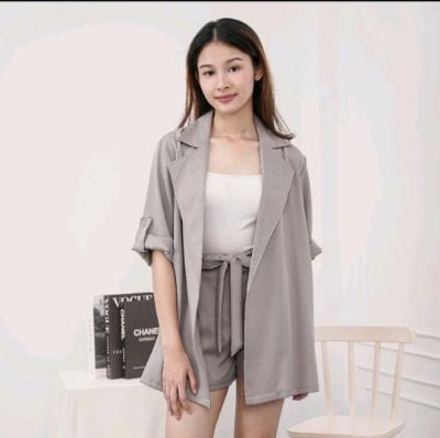 Blazer Wanita Korea Cantik & Modern - Michaels Collection- Set Blazer Mina