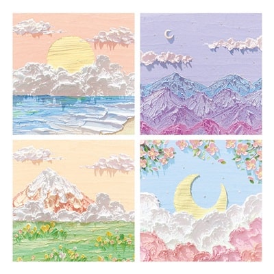 Moka Sticky Note Motif Bunga MKA70 Pembatas Buku Lucu, Aesthetic & Unik - Moka Sticky Note Motif Bunga MKA70