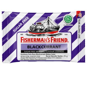 941 Fisherman S Candy Sugar Free Blackcurrant Pck 25g