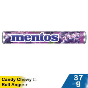 965 Mentos Candy Chewy Dragees Roll Anggur Rol 37g