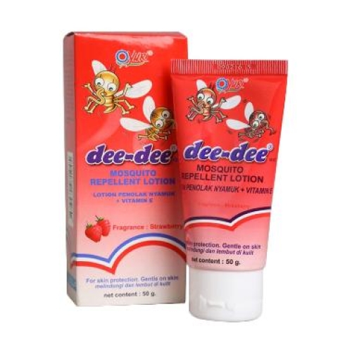 Dee Dee Mosquito Repellent Strawberry 50gr 1025 Dee Dee Mosquito Repellent Strawberry 50gr 1