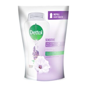 1054 Dettol Pouch Bodywash Sensitive 250ml