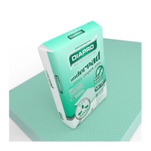 1100 Diapro Value Underpad Size 60 X 90 Cm Unfold Green 10s