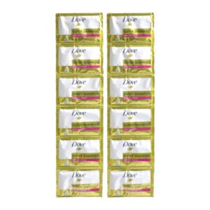 1181 Dove 3in1 Super Shampoo Sachet 8ml Renceng Isi 12pcs