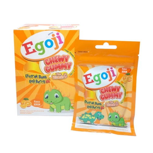 Egoji Chewy Gummy Jeruk Box (5 Sachet @ 20gr) 1204 Egoji Chewy Gummy Jeruk Box 5 Sachet 20gr 1