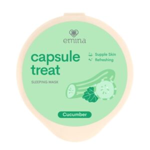 1285 Emina Capsule Treat Sleeping Mask Cucumber 10ml