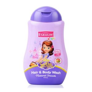 1334 Eskulin Kids Hair And Body Wash Natural Smooth Botol 280ml