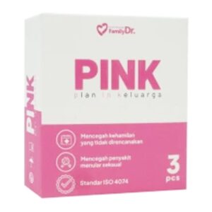 1392 Familydr Pink Condom 3s