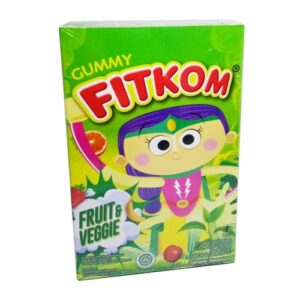 1491 Fitkom Gummy Fruit And Veggie Box 4 Sachet 12gr