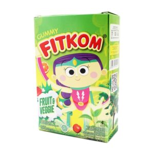 1493 Fitkom Gummy Fruit And Veggie 5 Sachet 21gr