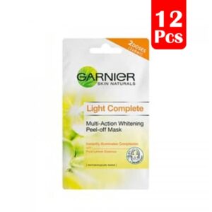 1566 Garnier Light Complete Peel Of Mask 2x6ml Paket Isi 12pcs