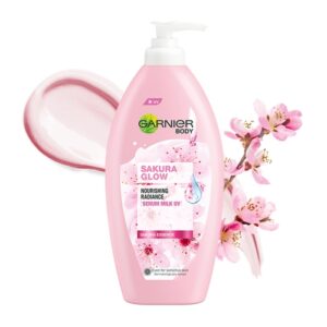 1572 Garnier Body Lotion Sakura Glow Nourishing Radiance 400ml