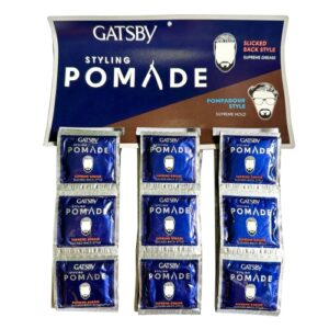 1599 Gatsby Styling Pomade Supreme Grease 6gr X 12 Sachet