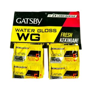 1602 Gatsby Water Gloss Super Hard Double 5gr X 12 Sachet