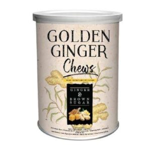 1649 Golden Ginger Chews Ginger Brown Sugar 125gr