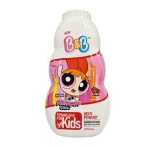176 Bb Kids Body Powder Blossom Powerpuff Girls Strawberry 150gr