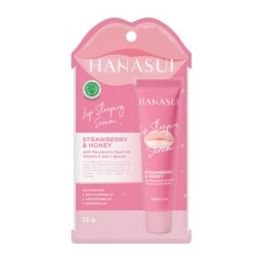 1808 Hanasui Lip Sleeping Serum Strawberry And Honey 12gr