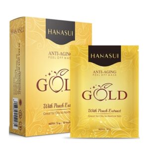 1809 Hanasui Naturgo Gold Peel Off Mask 10s X 10gr