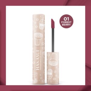 1822 Hanasui Mattedorable Lip Cream Boba Edition 01 Forest Berry 4gr