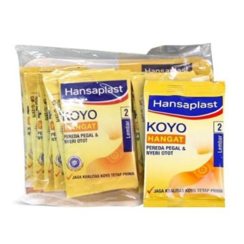 Hansaplast Koyo Hangat Renceng (20 Sachet @ 2 Lembar) 1830 Hansaplast Koyo Hangat Renceng 20 Sachet 2 Lembar