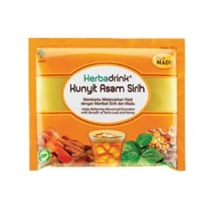 1901 Herbadrink Kunyit Asam Sirih Plus Madu 5 Sachet 25gr