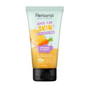 1944 Herborist Juice For Skin Exfoliating Gel Scrub Orange Carrot 150ml